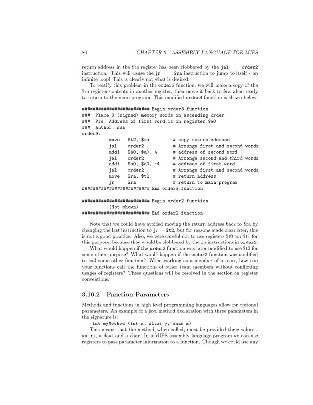 Computer Organization with MIPS - Page 80